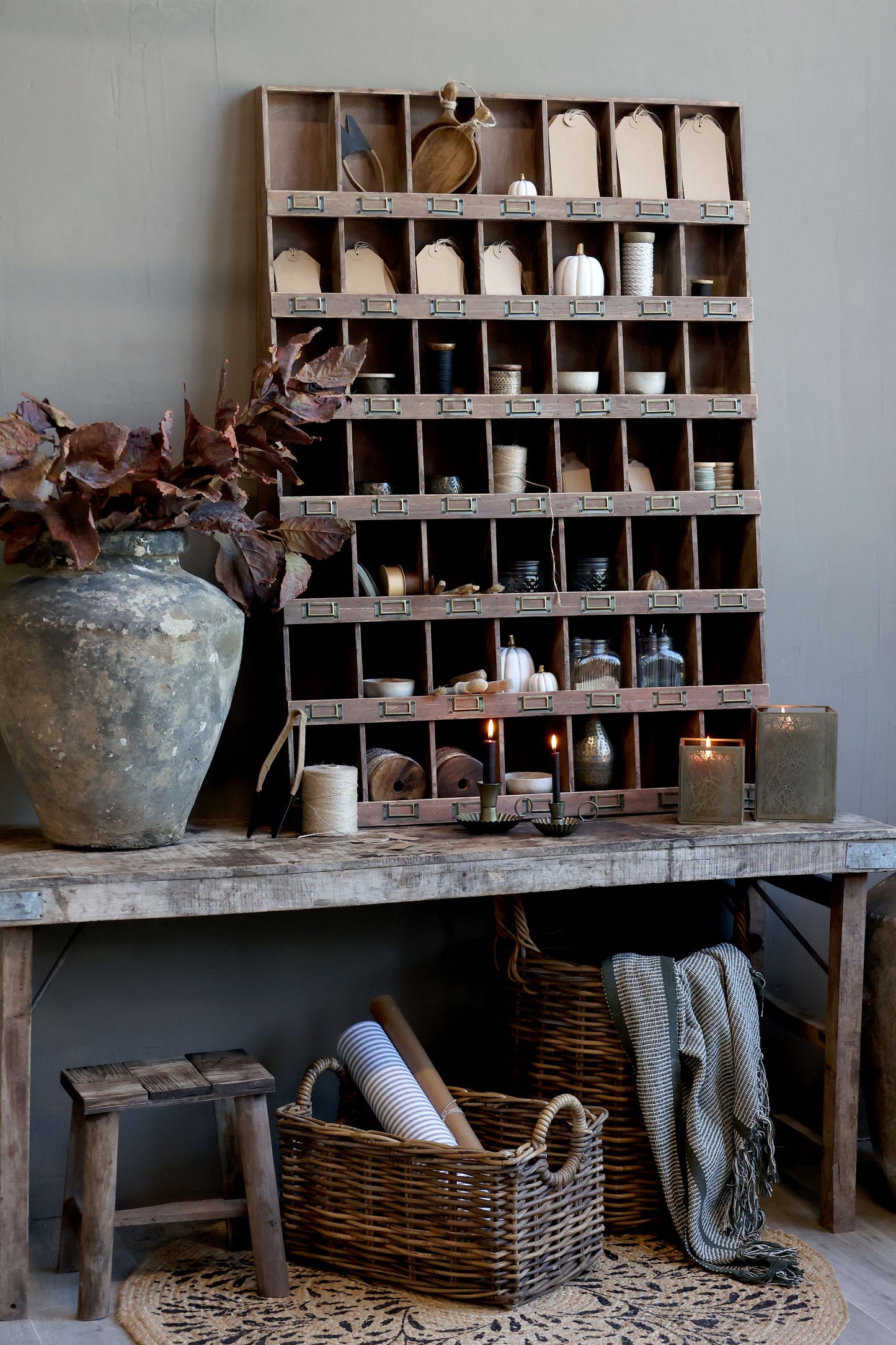 Chic Antique Bokhylla Sorteringshylla