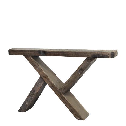 Chic Antique Återvunnet trä bord H77/L122/B22 cm natur