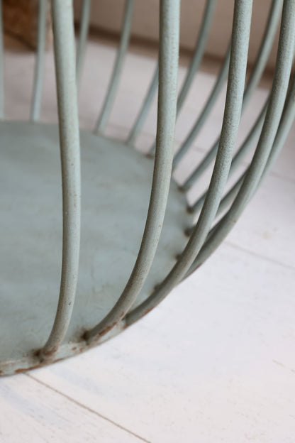 Chic Antique Soffbord med trälock, set om 2 Antikgrön