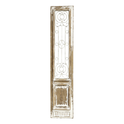 Chic Antique DIV Dekorationsdörr med galler 198 cm