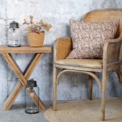 Chic Antique Stol Gammal fransk stol med flätning