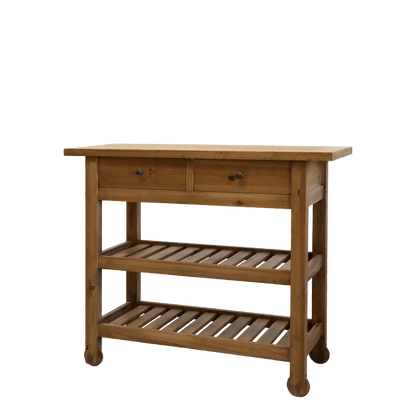Chic Antique Avlastningsbord med hjul H85/L100/B40 cm