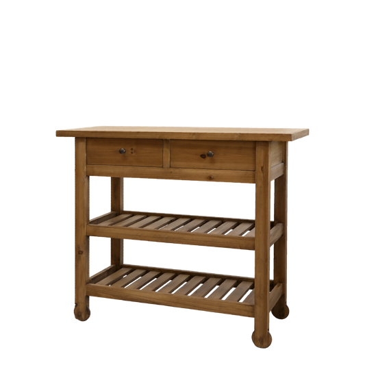 Chic Antique Avlastningsbord med hjul H85/L100/B40 cm