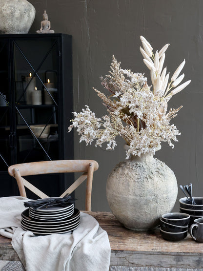 Chic Antique Stol 2-pack Fransk matstol med flätad sits natur