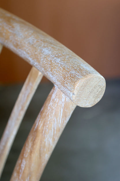 Chic Antique Stol 2-pack Fransk matstol med flätad sits
