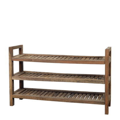 Chic Antique Återvunnet trä Skohylla H63/L100/B28 cm