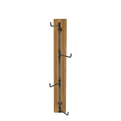 Klädhängare factory med 4 krokar H50/L15/B15 cm natur