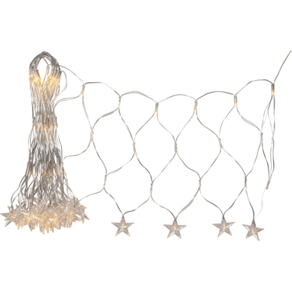 Juldekoration Utomhus Ljusnät Star 480x46 cm