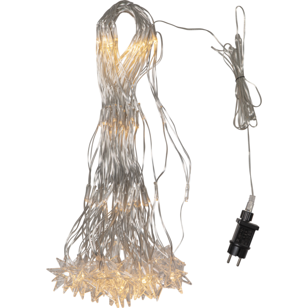 Juldekoration Utomhus Ljusnät Star 480x46 cm