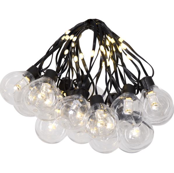 Trädgårdsbelysning ljusslinga med 8 olika blinkfunktioner 530cm