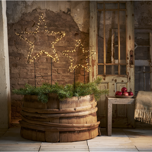 Juldekoration Utomhus Siluett Stjärna 60x115 cm