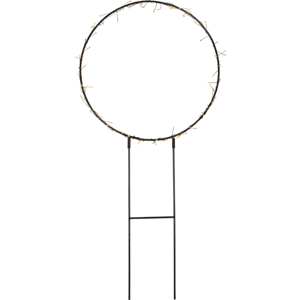 Juldekoration Utomhus Siluett Cirkel 40x84 cm