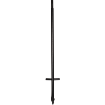 Trädgårdsbelysning set av 2 svarta runda klot 130/110 cm