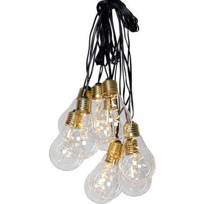 Ljusslinga för eluttag Glow 360 cm Transparent
