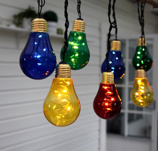 Ljusslinga för eluttag Glow 360 cm Multi