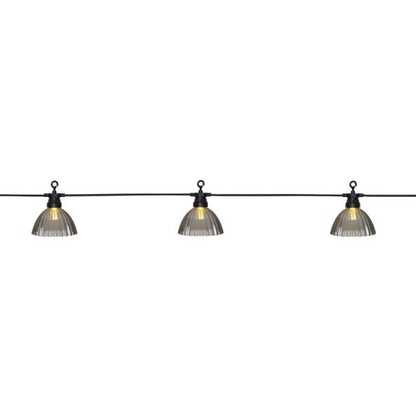 Trädgårdsbelysning ljusslinga Circus Shade 495 cm
