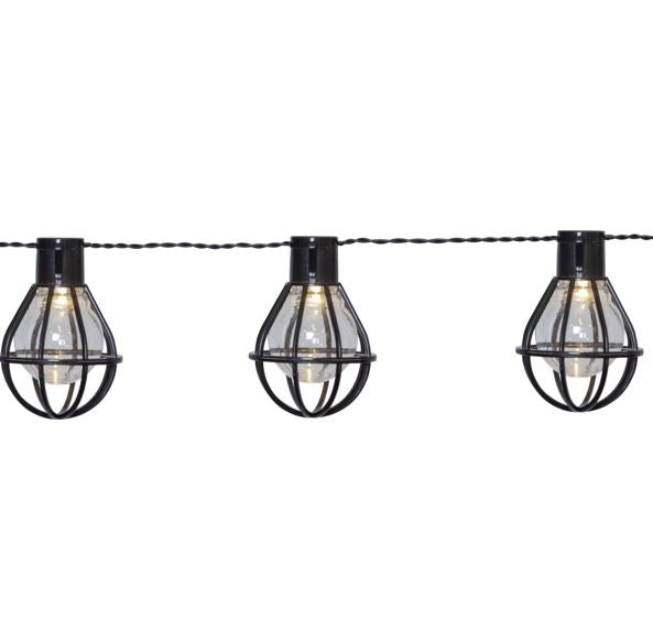 Trädgårdsbelysning ljusslinga Cage 280 cm