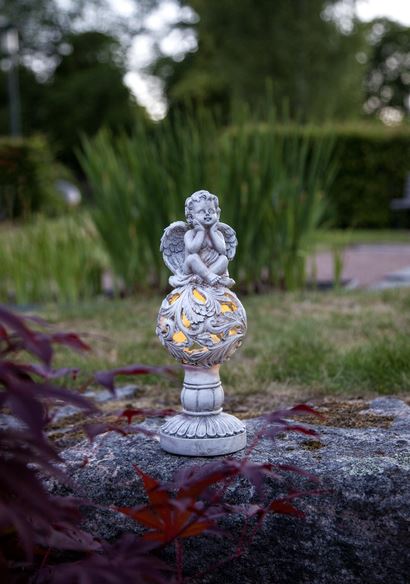 Trädgårdsbelysning DIV. Soldriven dekoration Ängel 27 cm