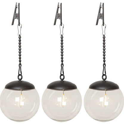 Trädgårdsbelysning DIV. Soldriven Solcellsdekoration Globe 3-pack