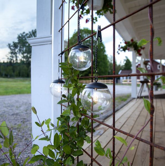 Trädgårdsbelysning DIV. Soldriven Solcellsdekoration Globe 3-pack