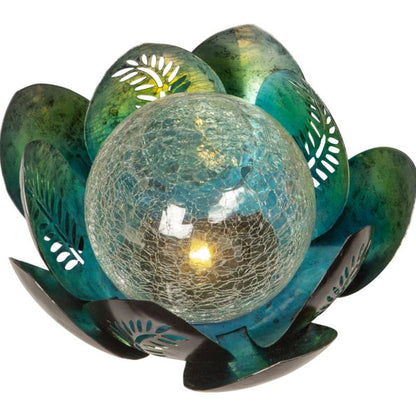 Trädgårdsbelysning DIV. Soldriven Lilly silver-blå