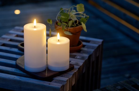 Trädgårdsbelysning DIV. Soldriven Solcellsljus Flamme Saul 12,5 cm