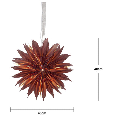 Adventsstjärna Pappersstjärna Dis 40 cm Röd