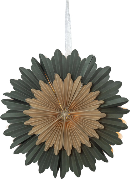 Adventsstjärna Pappersstjärna Crystal 50 cm Grön