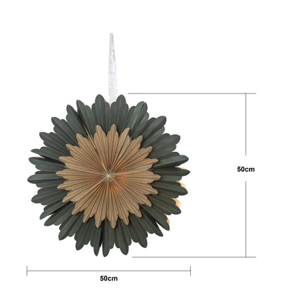 Adventsstjärna Pappersstjärna Crystal 50 cm Grön