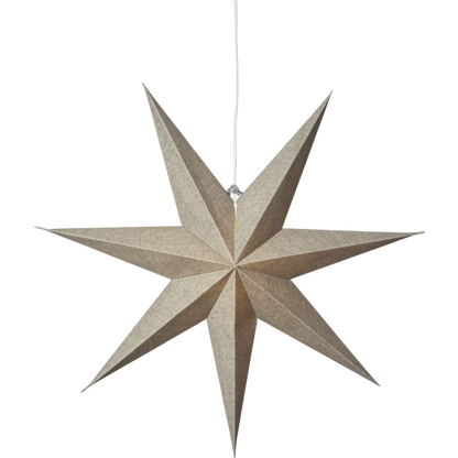 Adventsstjärna Pappersstjärna Cotton 60 cm grön