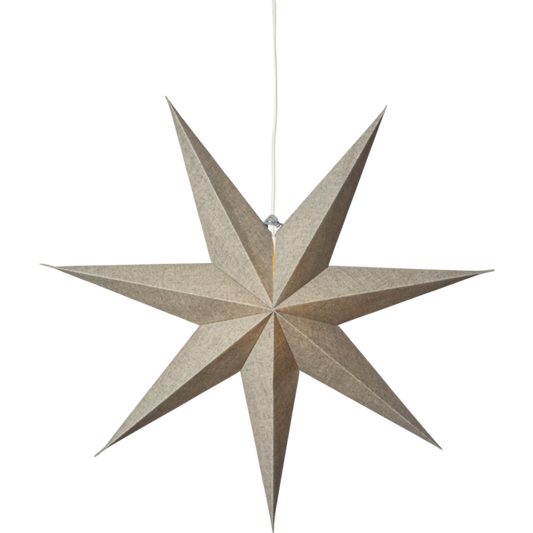 Adventsstjärna Pappersstjärna Cotton 60 cm grön