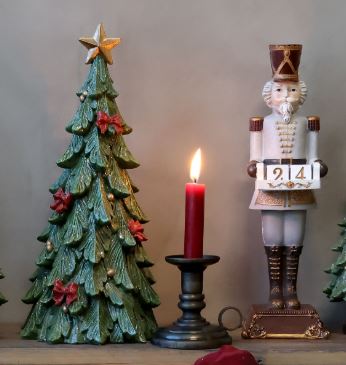 Juldekoration Inomhus Noël Julgran med rosetter 32 cm