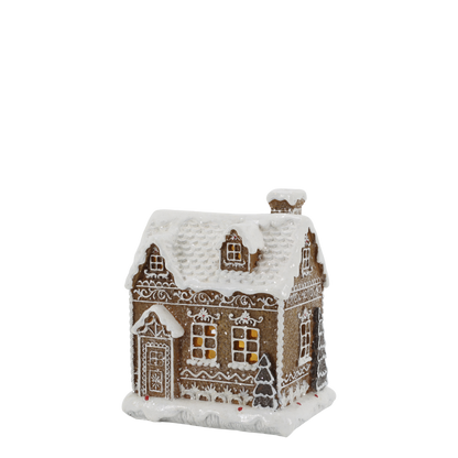Belysning Jul Pepparkakshus Noël H17/L13/B11 cm