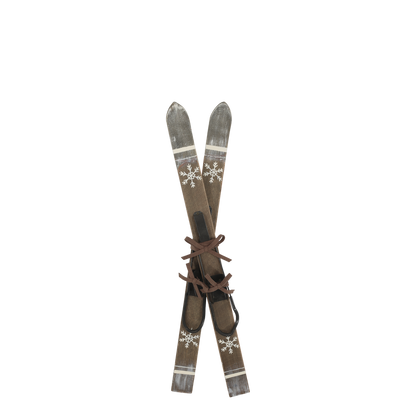 Jul div. Vintage skidor som dekoration 60 cm
