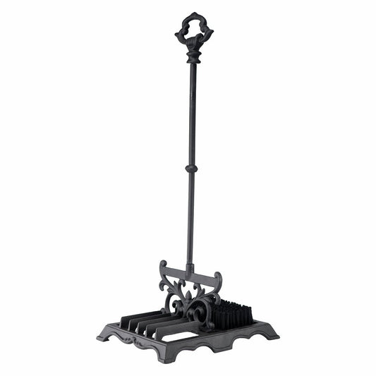 Hallmöbel Skoskrubbare Metall Svart 60,5 cm