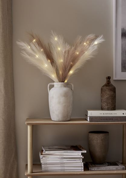 Div. belysning Dekorationskvist Plumes Off-white I lager April 2026