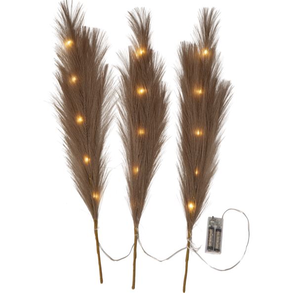 Div. belysning Dekorationskvist Plumes Brun I lager April 2026