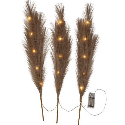 Div. belysning Dekorationskvist Plumes Brun I lager April 2026