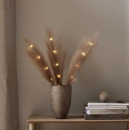 Div. belysning Dekorationskvist Plumes Brun I lager April 2026