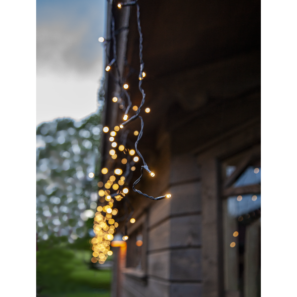 Juldekoration Utomhus Istappsslinga Shiny Warm White 2390 cm