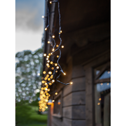 Juldekoration Utomhus Istappsslinga Shiny Warm White 2390 cm