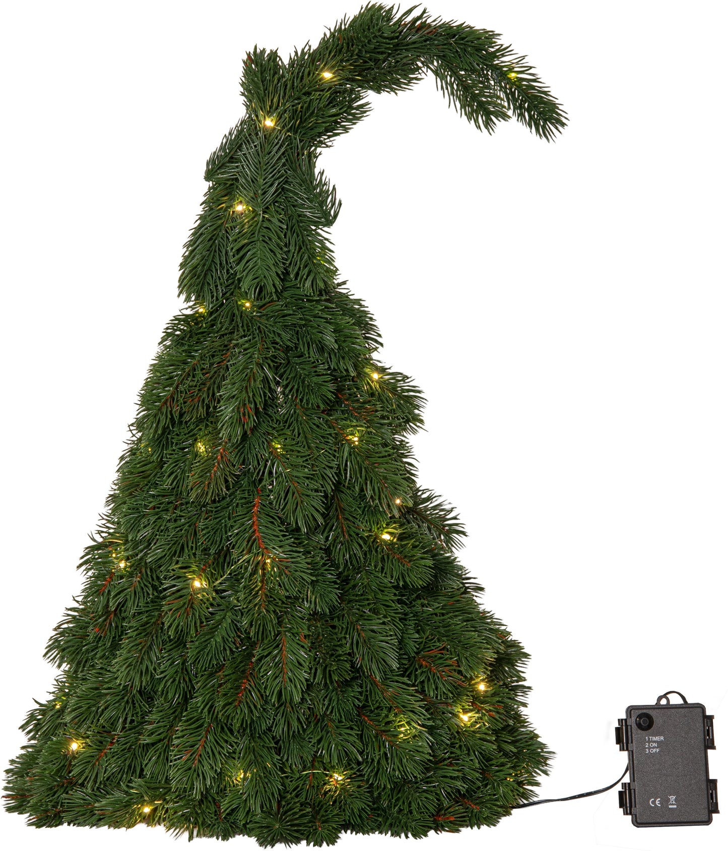 Juldekoration Utomhus Julius trapp-nisse LED 37x54 cm