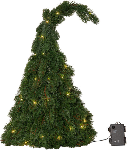 Juldekoration Utomhus Julius trapp-nisse LED 37x54 cm