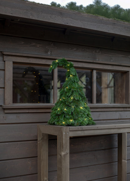 Juldekoration Utomhus Julius trapp-nisse LED 37x54 cm