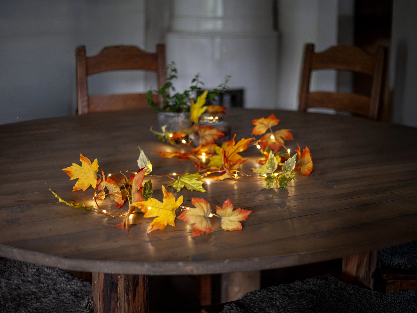 Batteridriven belysning Girland Autumn 180 cm