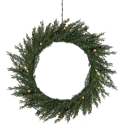 Juldekoration Utomhus Krans Thuja 40 cm