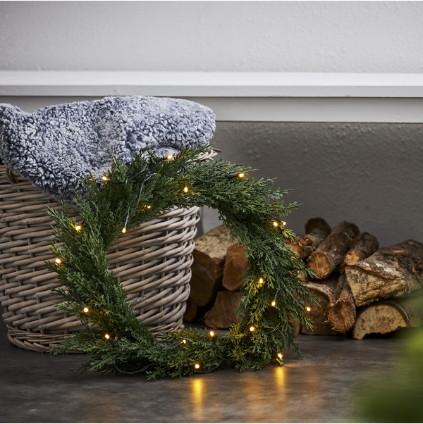 Juldekoration Utomhus Krans Thuja 40 cm