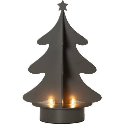 Adventsljusstake Julgran Grågrön 31 cm