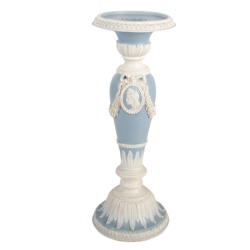 Ljusstake Vintage Ø 10x27 cm Blå