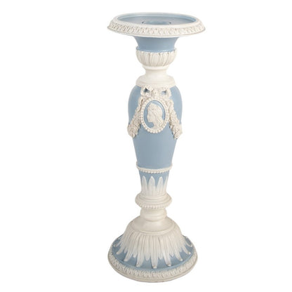 Ljusstake Vintage Ø 10x27 cm Blå